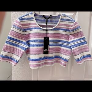 BCBG cropped top sweater